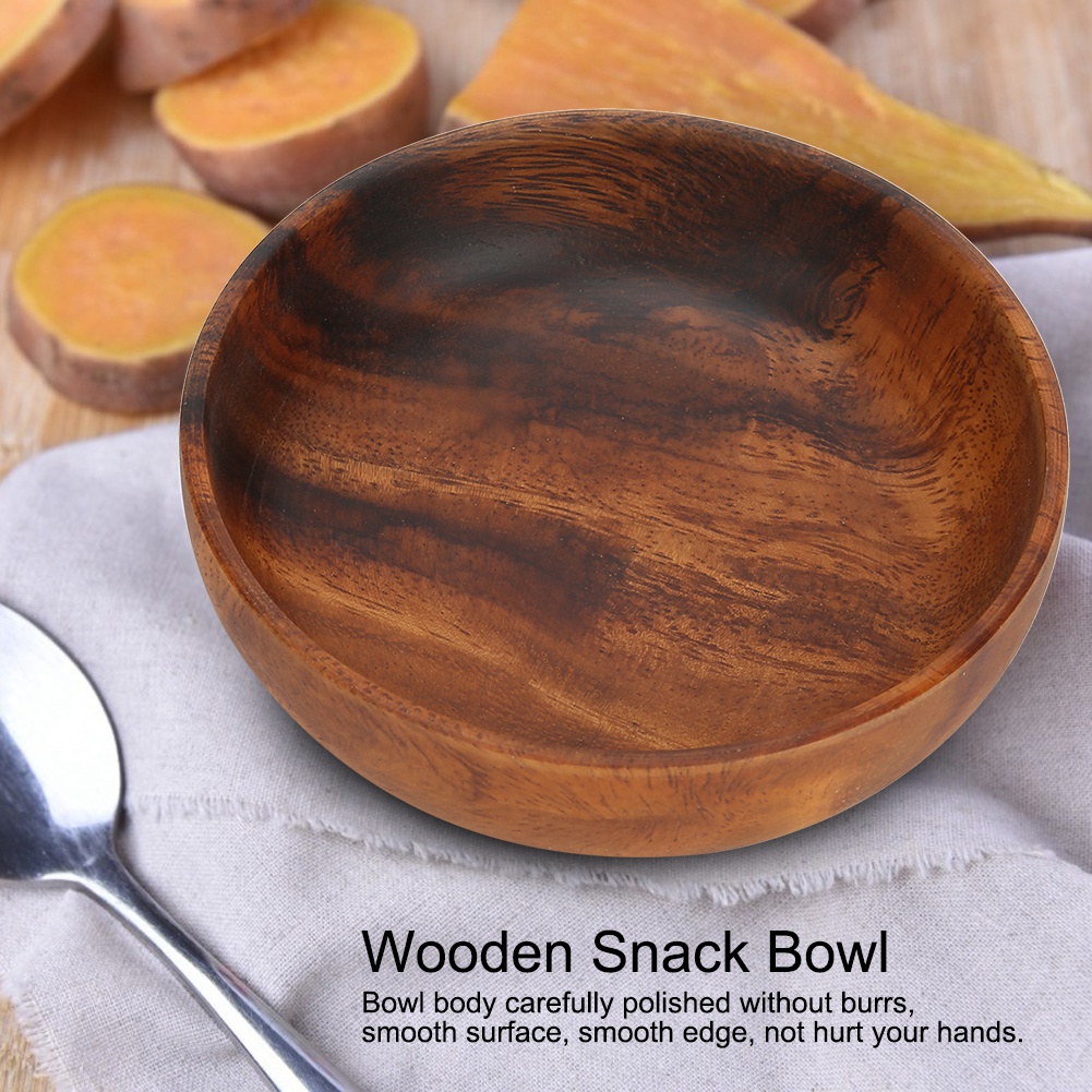 Meal Prep Bowl - Tazones de Madera para Servir, Plato