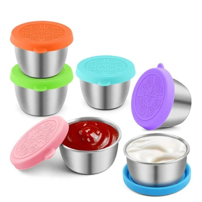 Sauce Dipping Cup - 6 unid/set 304 tazas de salsa