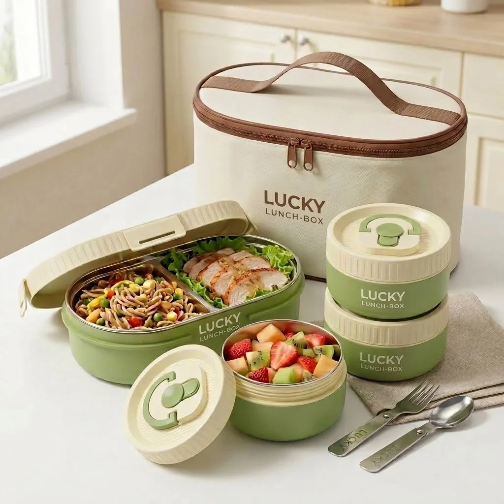 Lonchera térmica de acero inox - Meal Prep Or Prep Meal reseña y precio