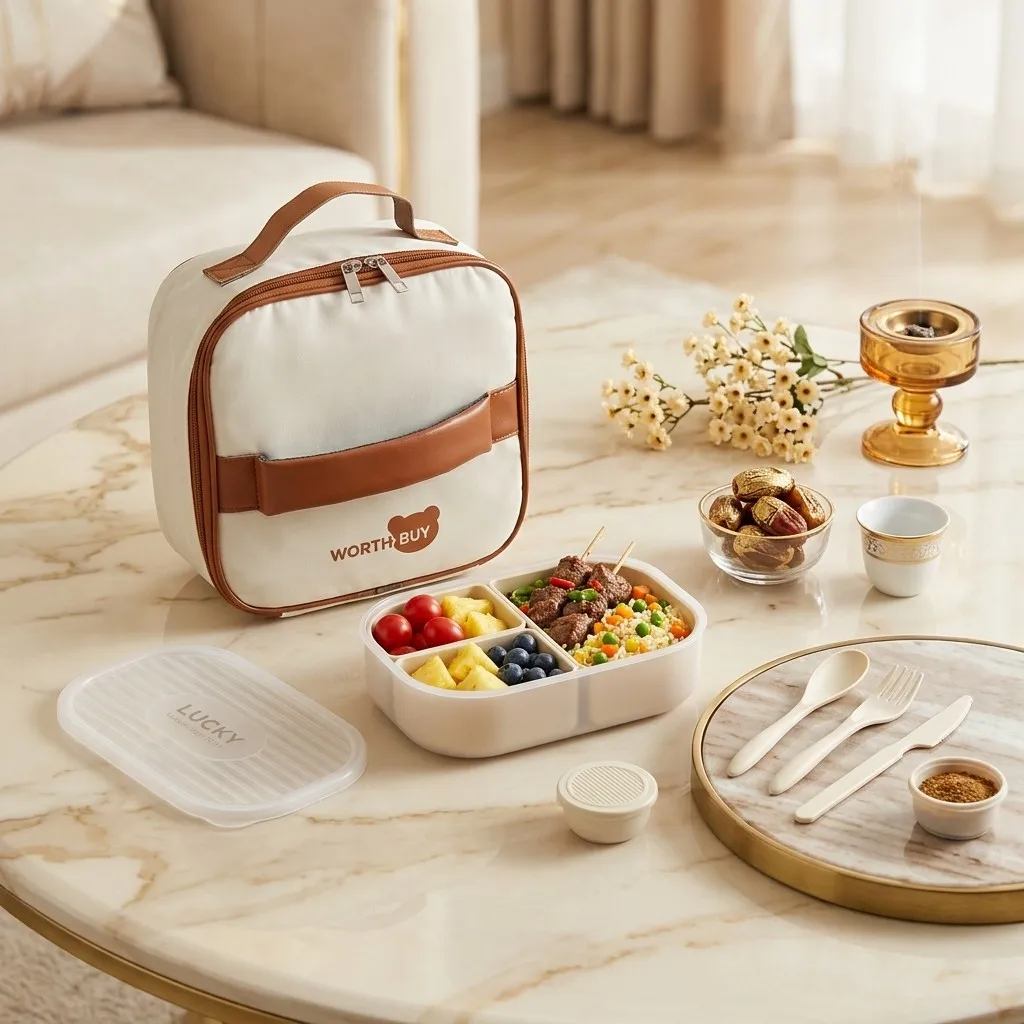 Lonchera Bento de Plástico con - Meal Prep Or Prep Meal reseña y precio