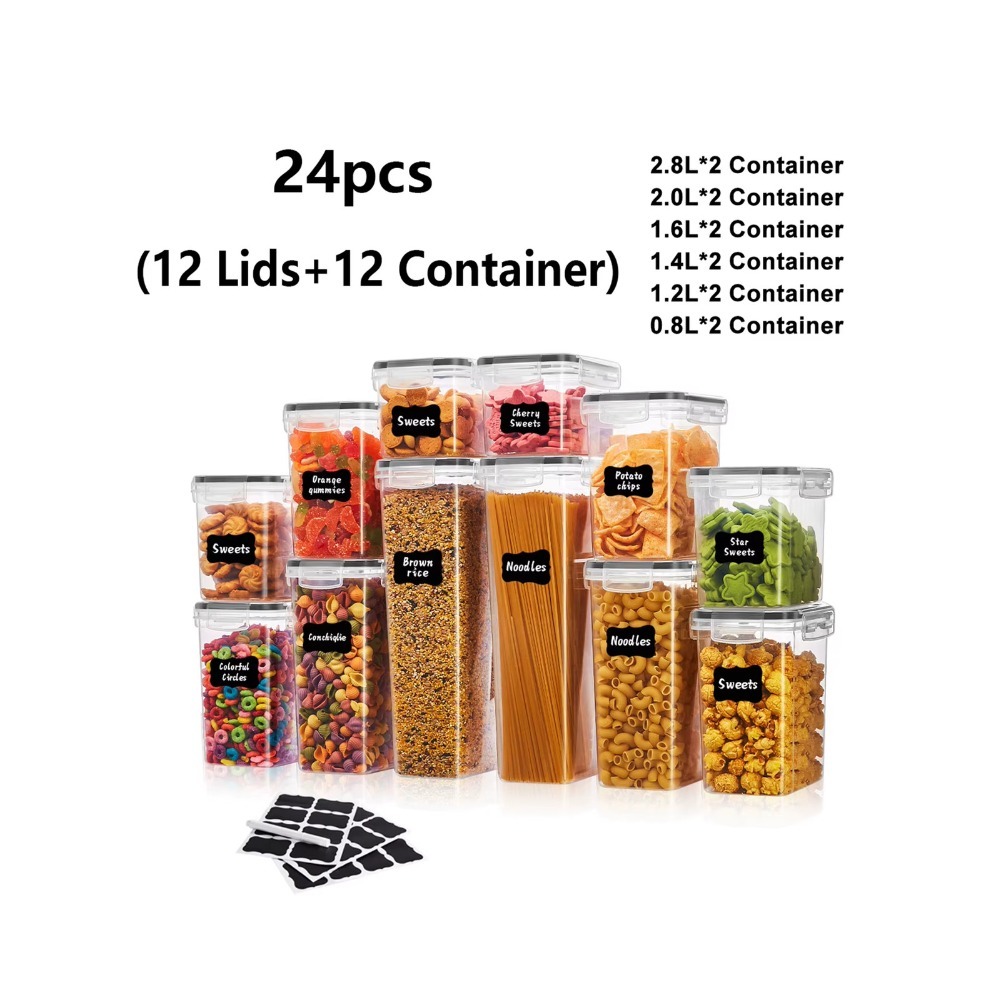 24 recipientes herméticos para - Meal Prep With Rice reseña y precio
