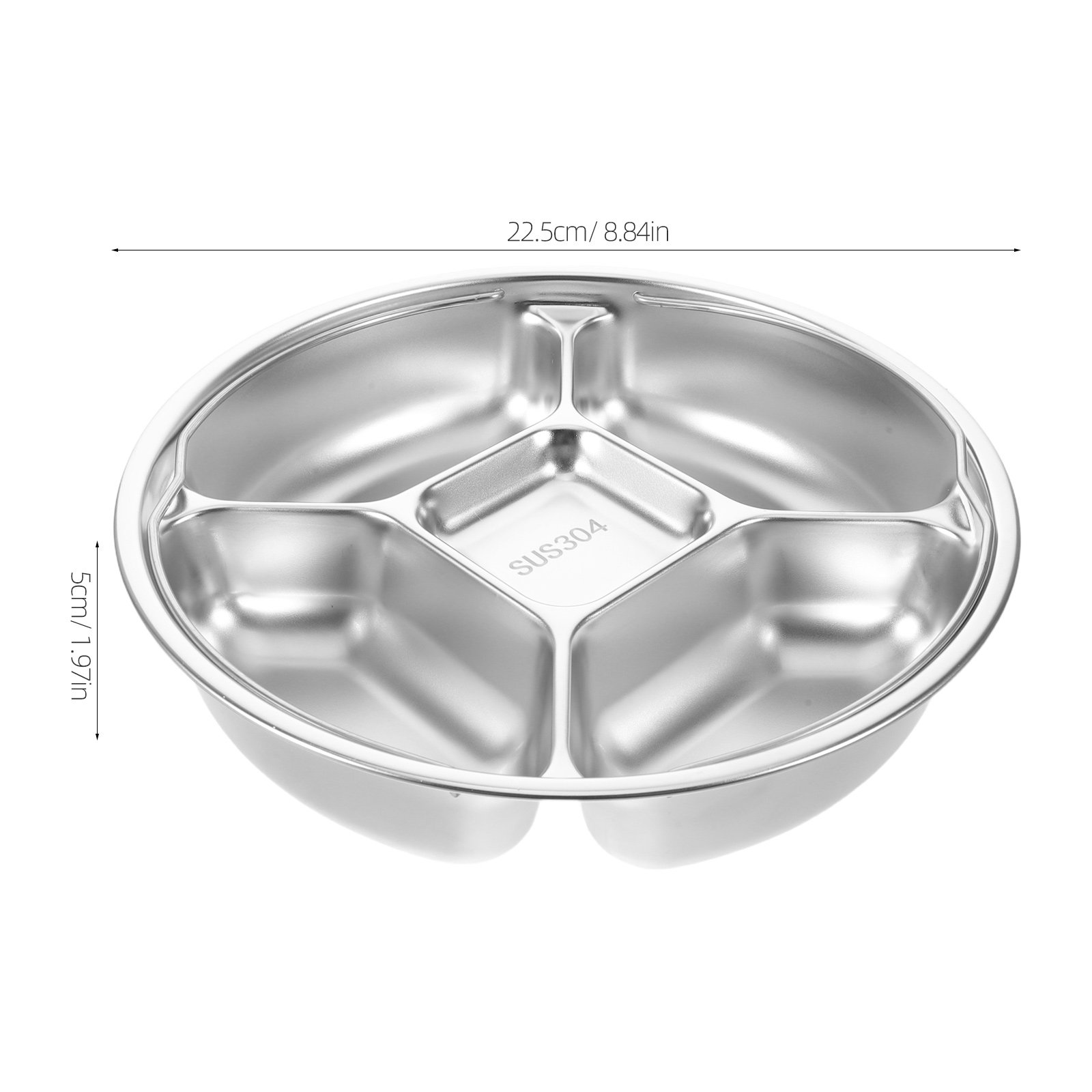 Bandeja de Servicio con 5 Comp - Meal Prep Kitchen reseña y precio